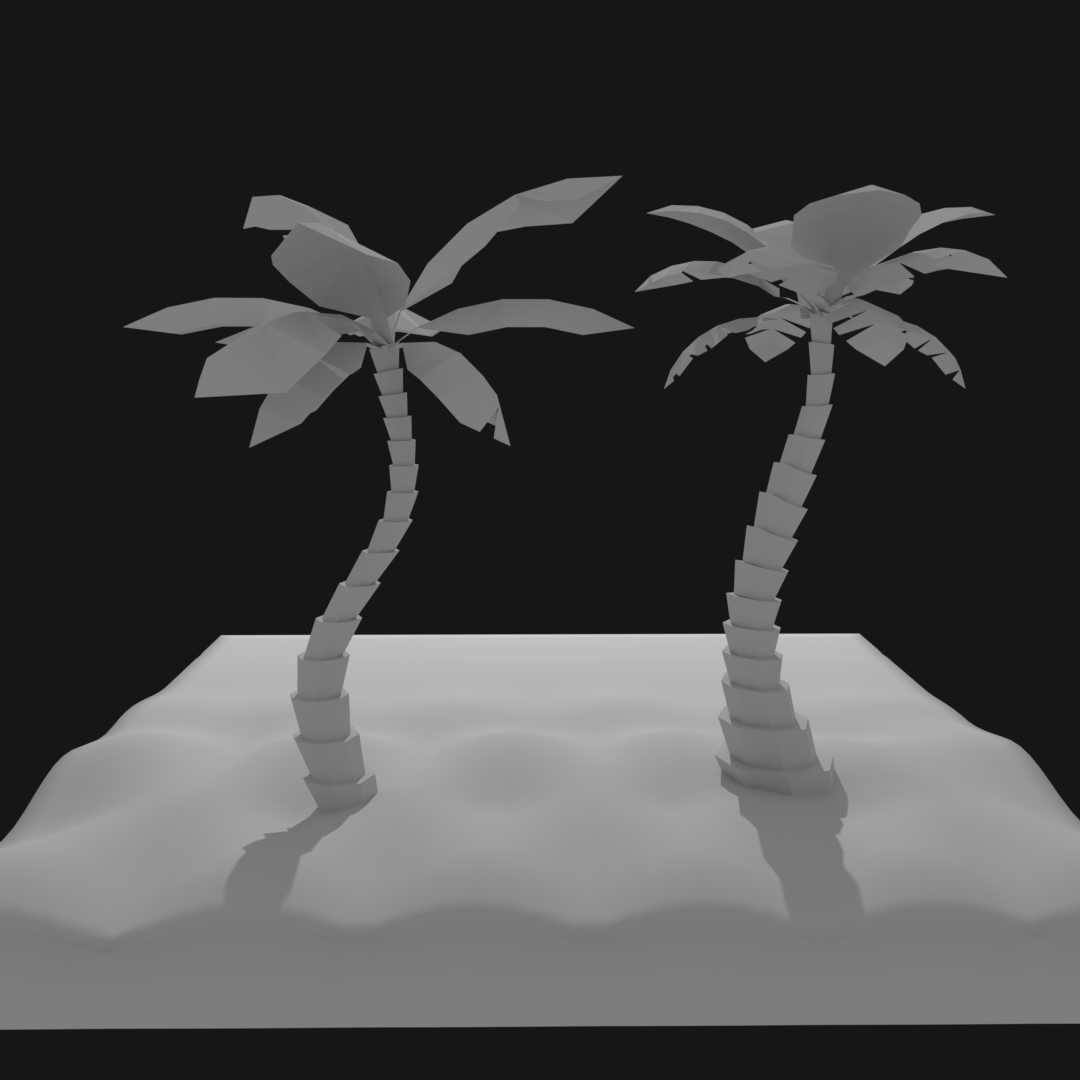 Palm Trees at the Beach - image 1 - student project