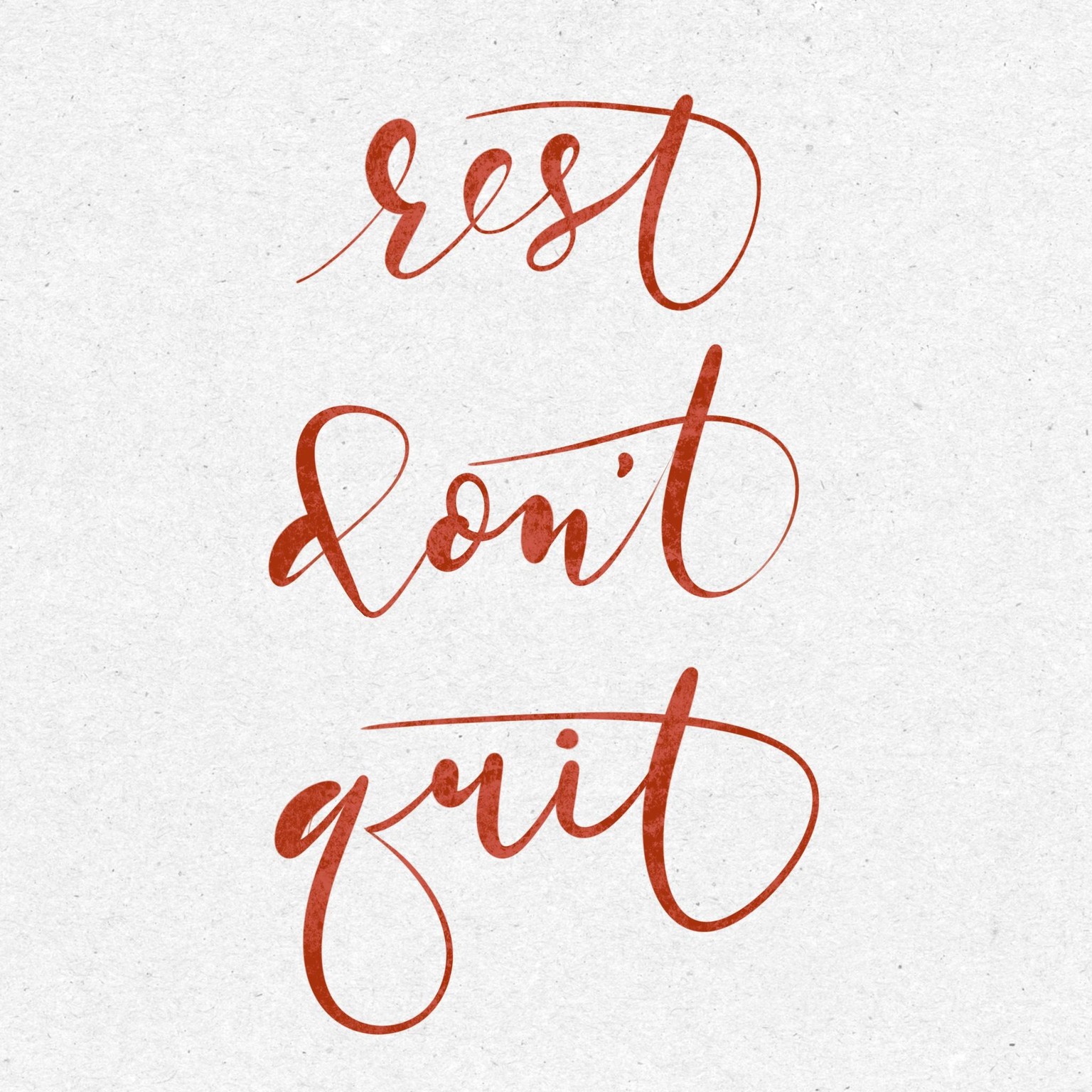 Rest don’t quit - image 1 - student project