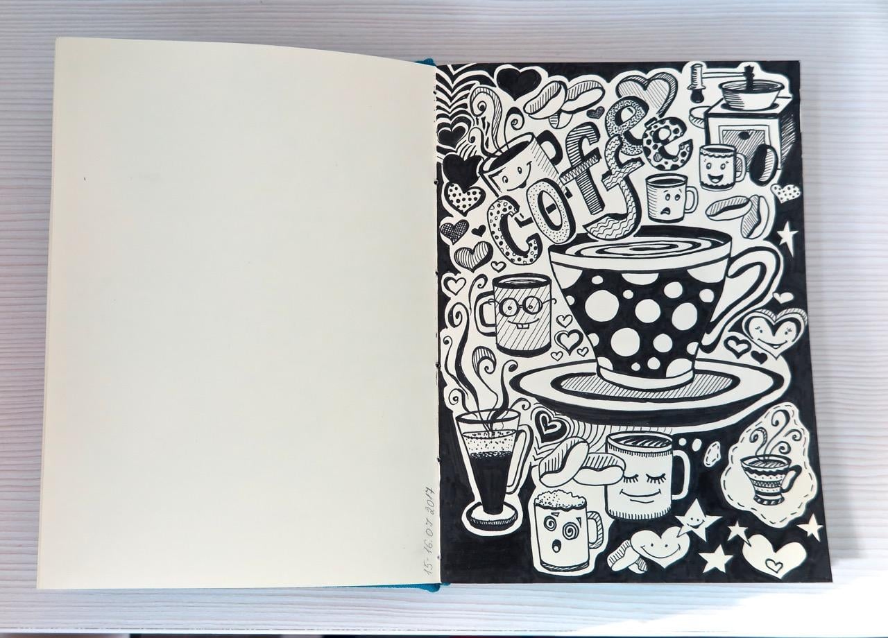 Coffee Doodling - image 1 - student project