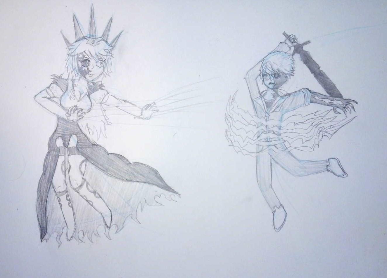 The Hero, and the Villain, Electric Boogaloo - image 1 - student project