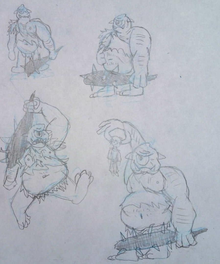 The Ogre and The Witch's familiar - image 2 - student project
