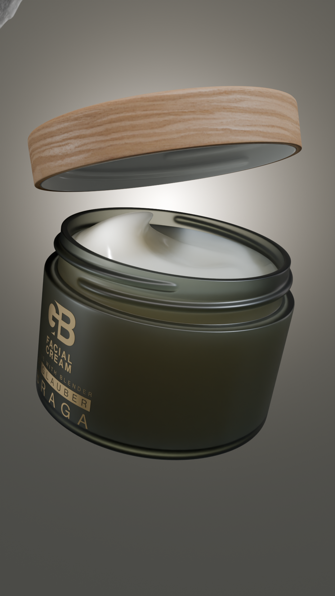 Facial Cream - Product 3D Rendering - image 3 - student project