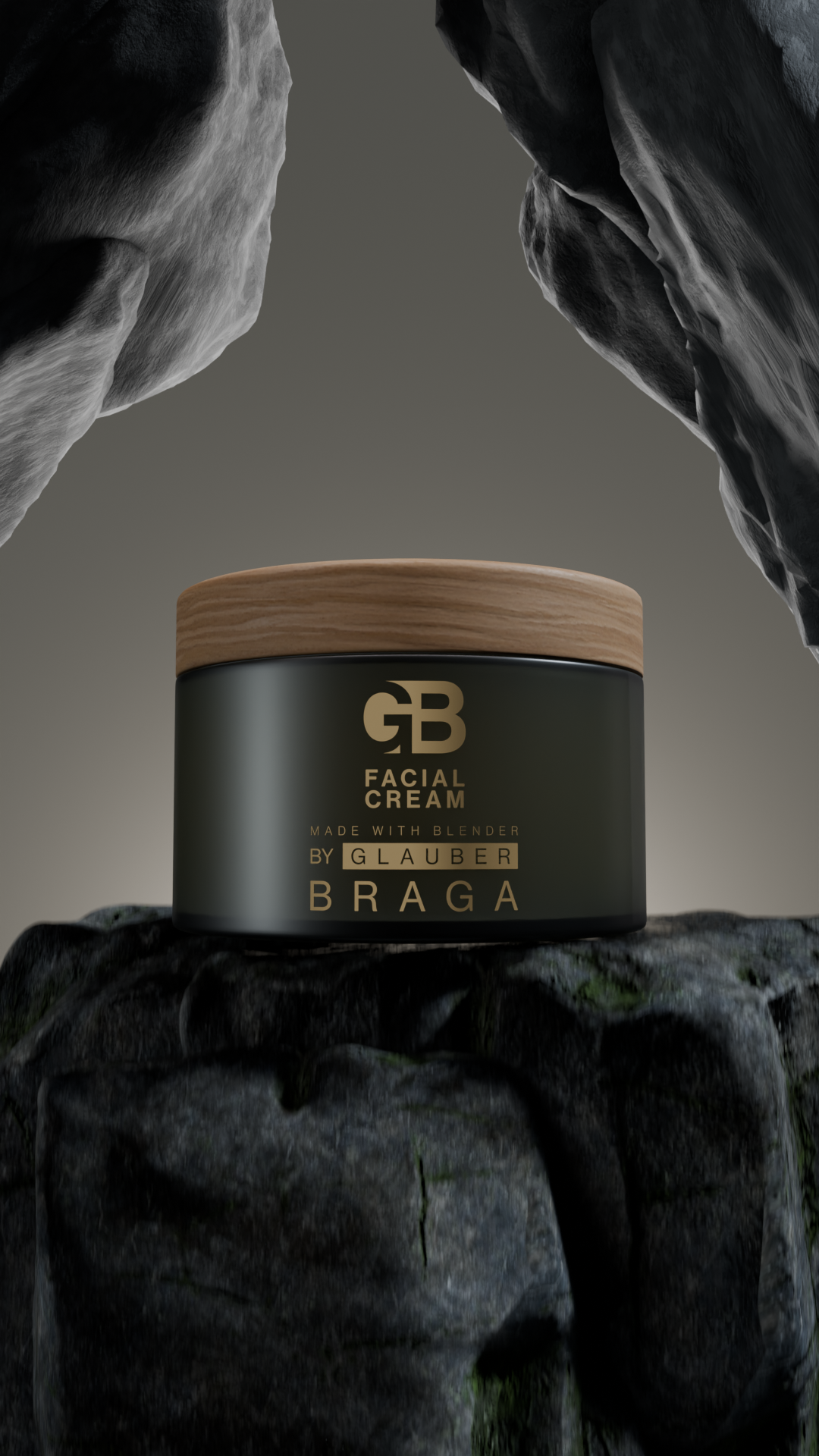 Facial Cream - Product 3D Rendering - image 1 - student project