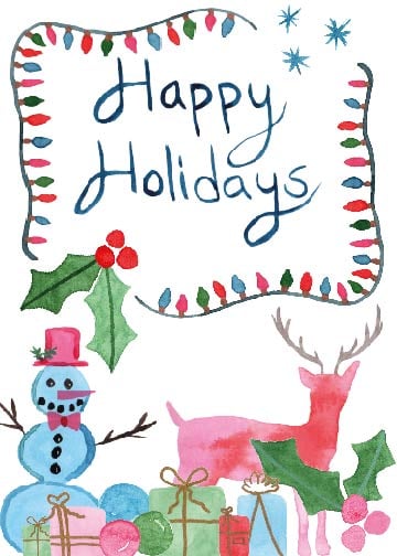 Christmas cards - image 2 - student project