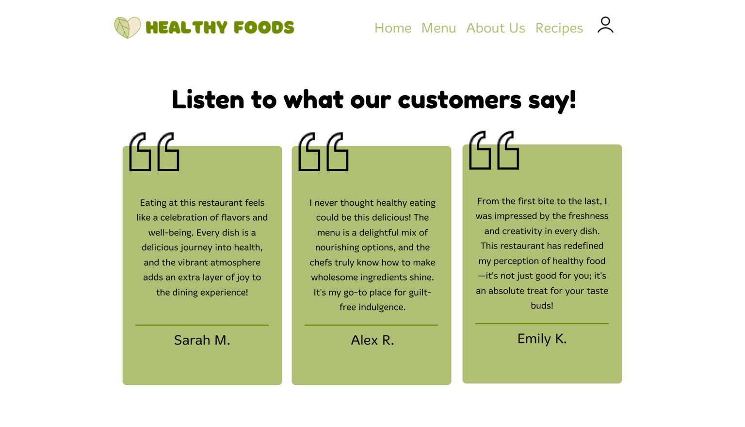 Healthy Foods - image 3 - student project
