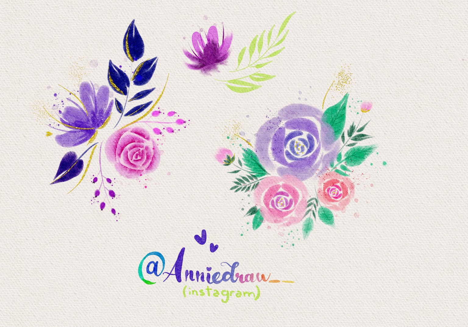 Returning to watercolor but on iPad 😍 - image 1 - student project