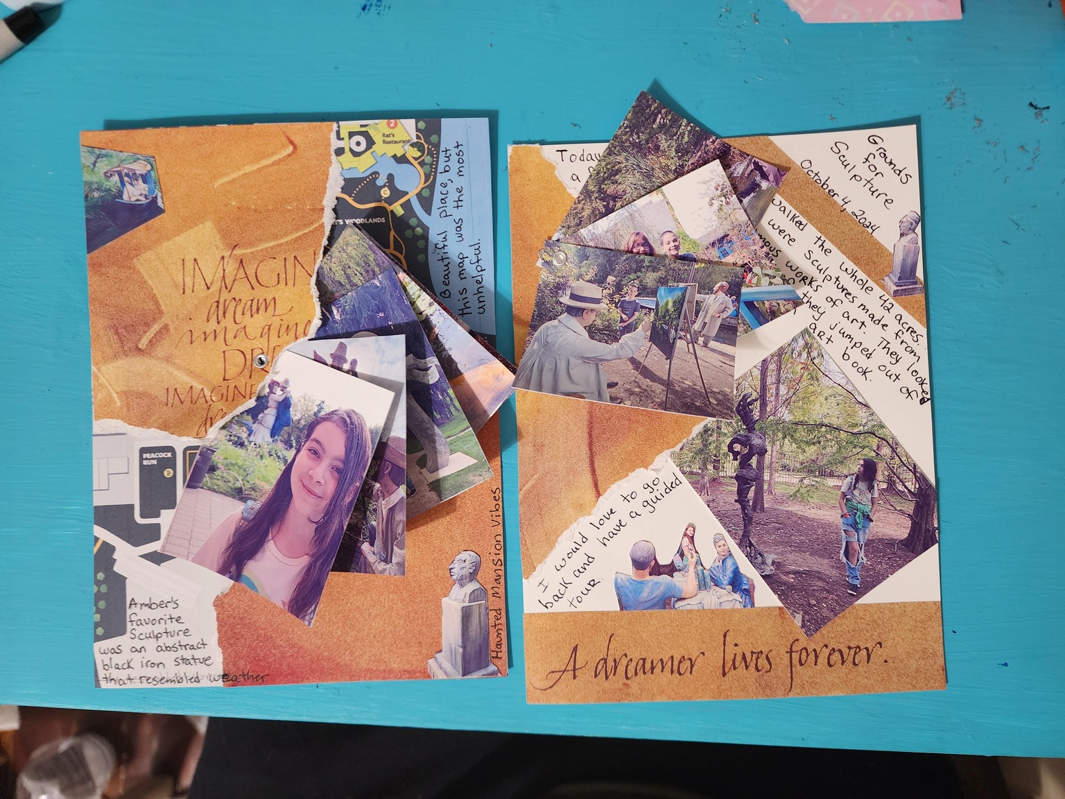Travel journal first set of pages - image 2 - student project