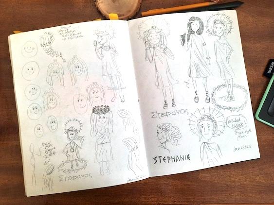 Digitizing Hand Drawn Sketches with Character - image 2 - student project