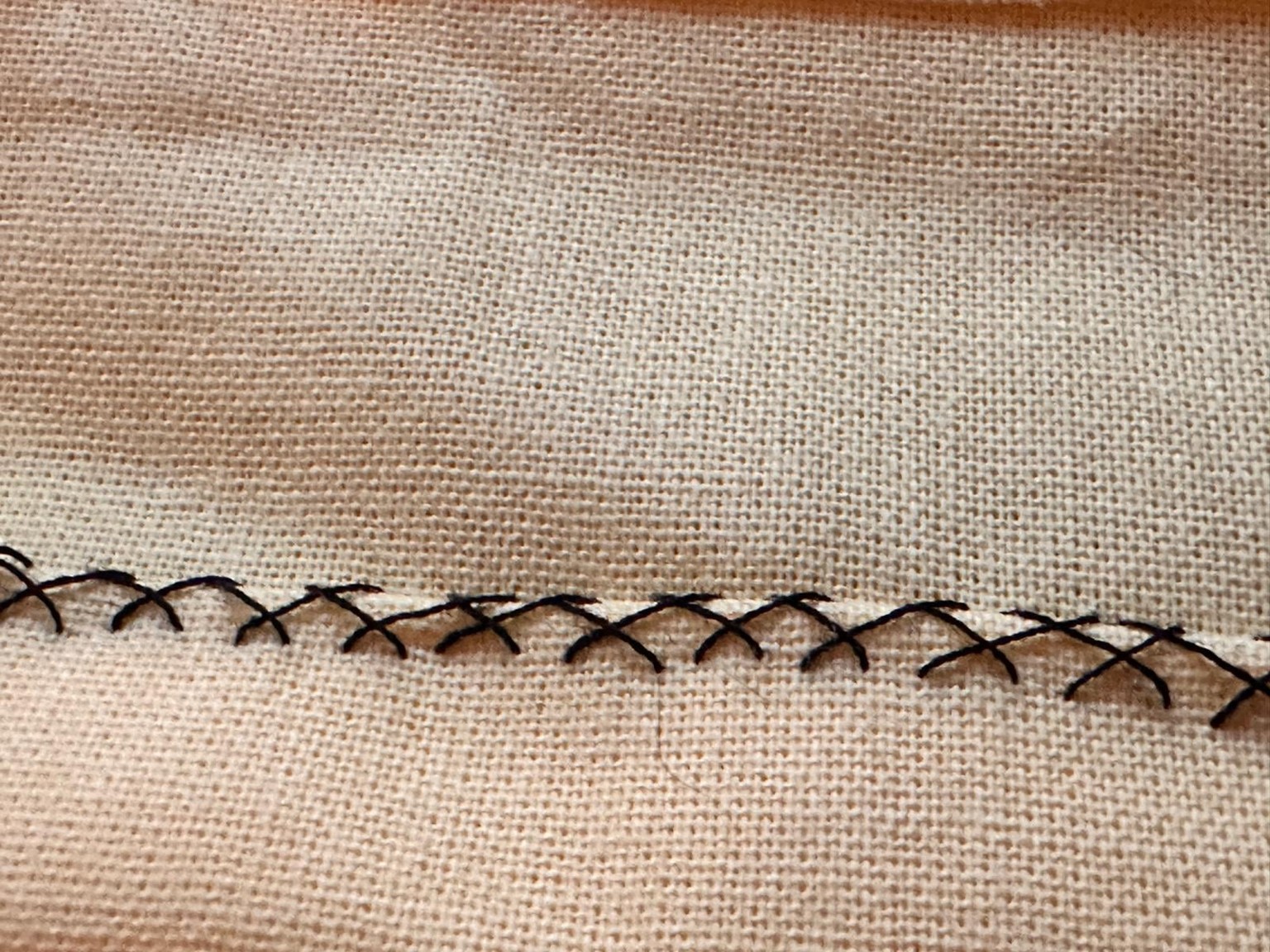 blanket stitch and some attempt on the herringbone stitch - image 1 - student project