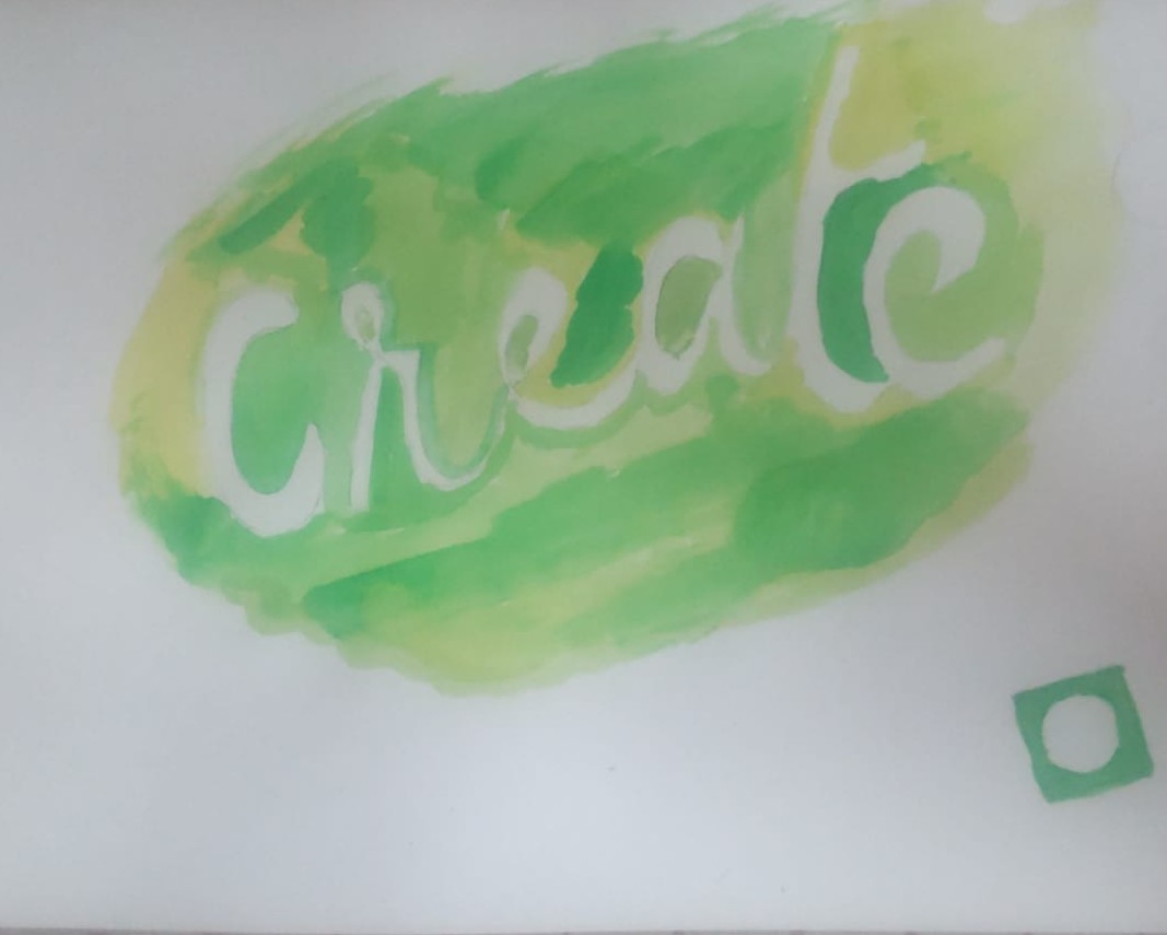 Very First Attempt to negative space lettering - image 1 - student project