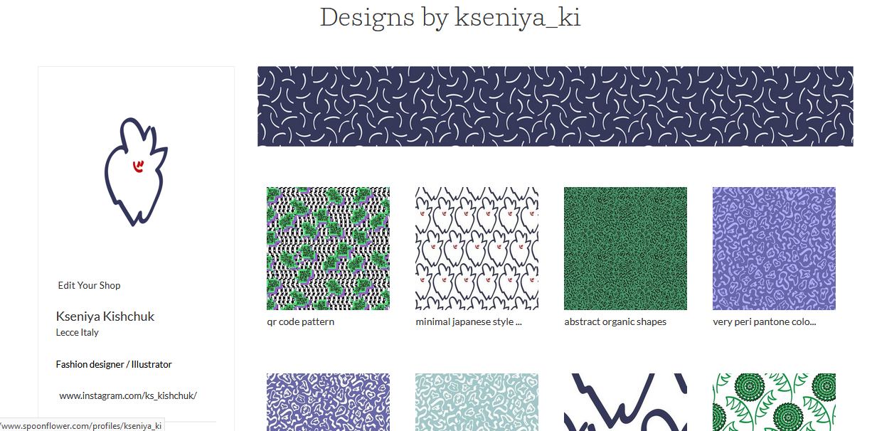 Spoonflower shop - image 1 - student project