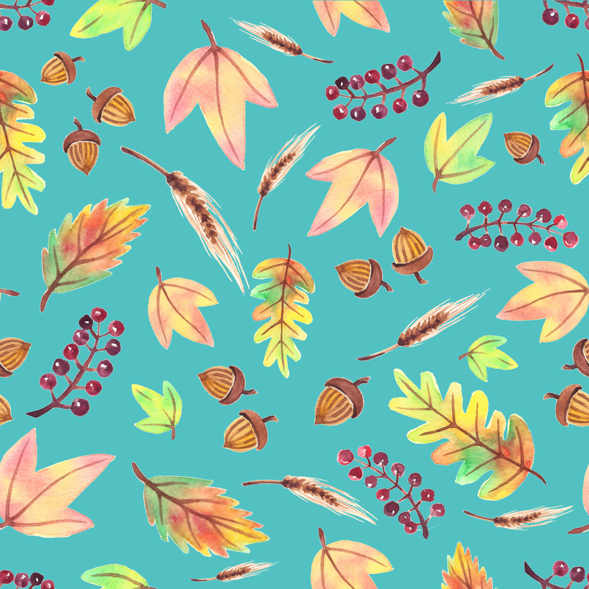 Fall pattern - image 1 - student project