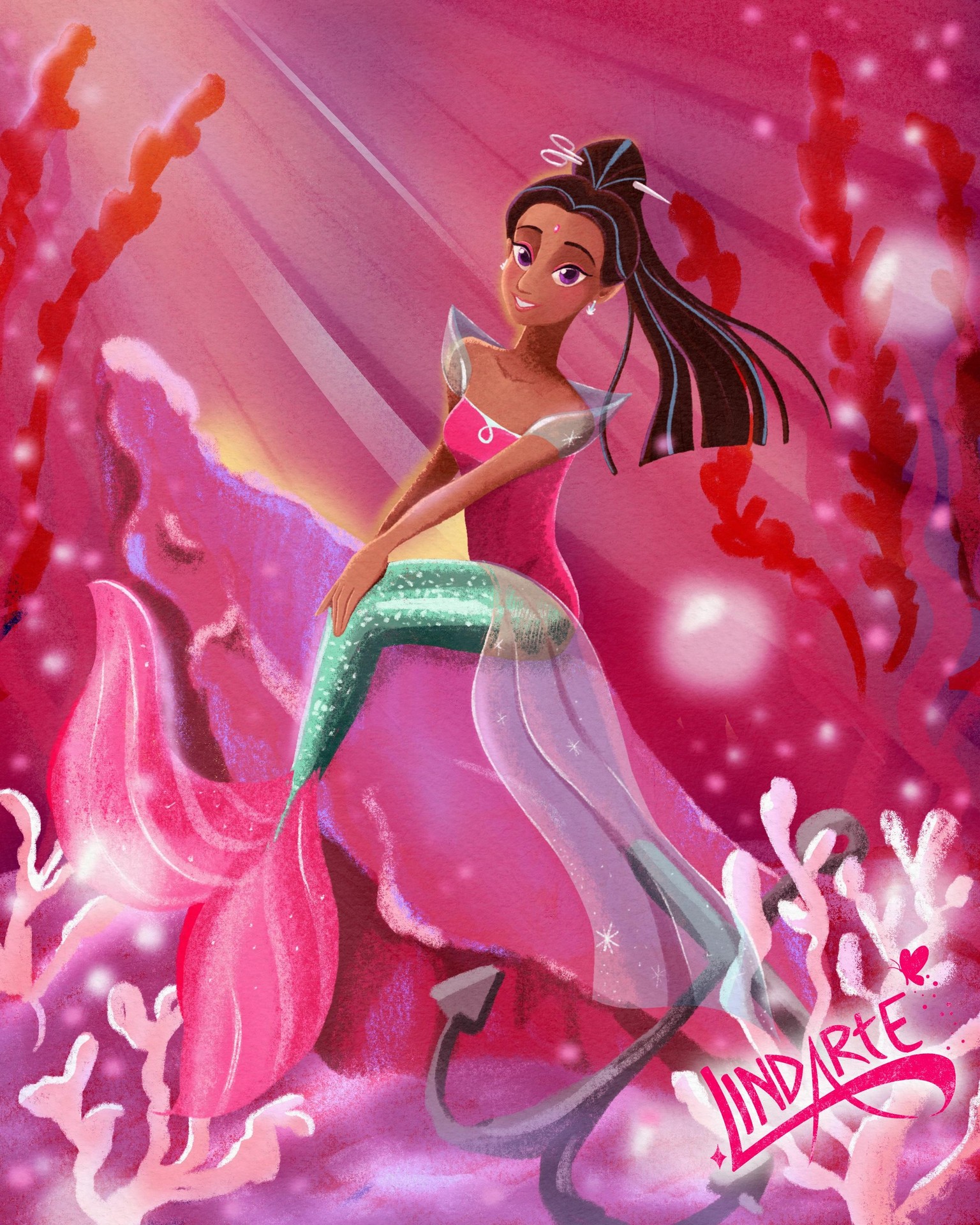 Mermaid pink - image 1 - student project