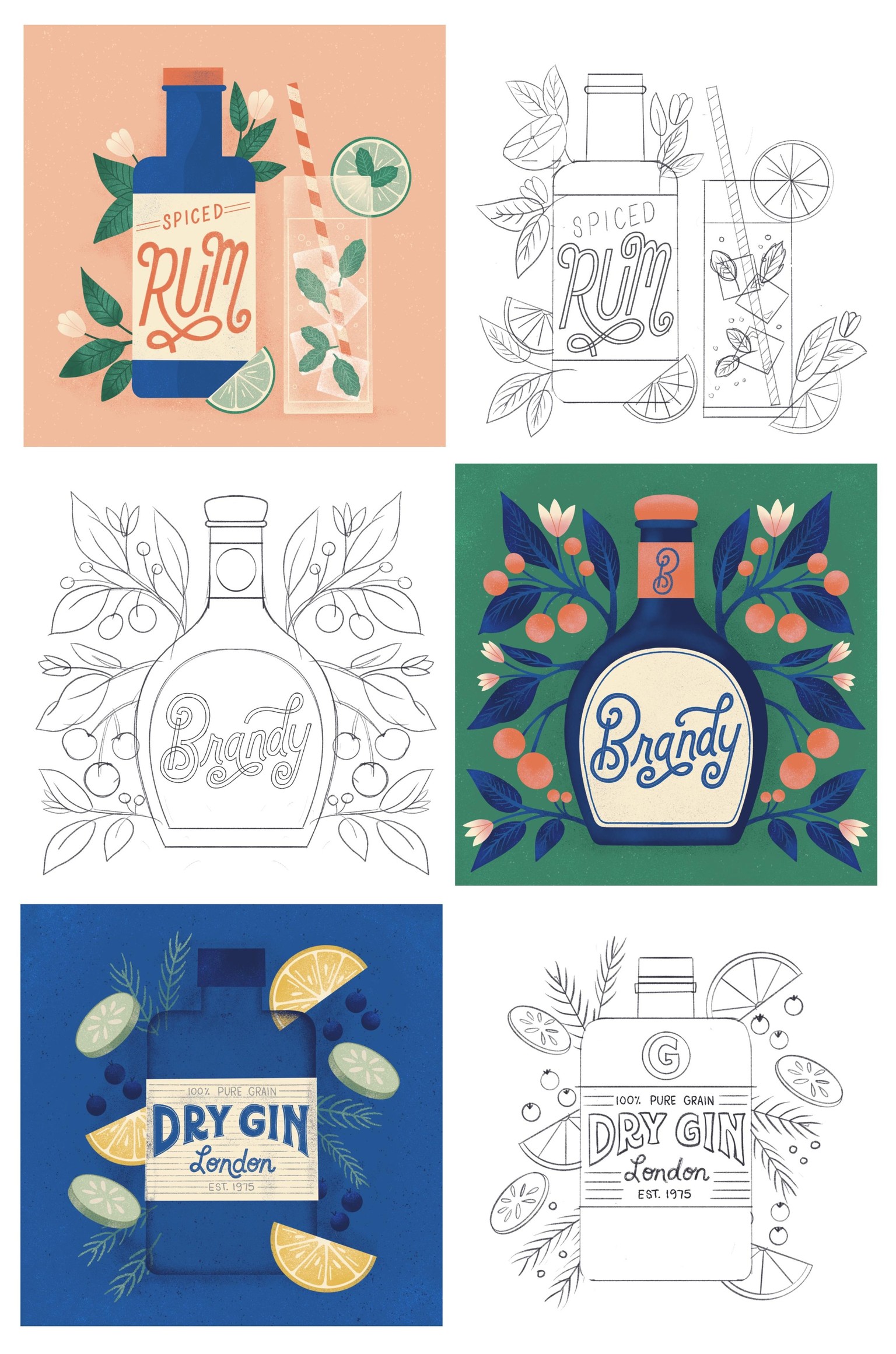 Illustration Style Exploration - image 4 - student project