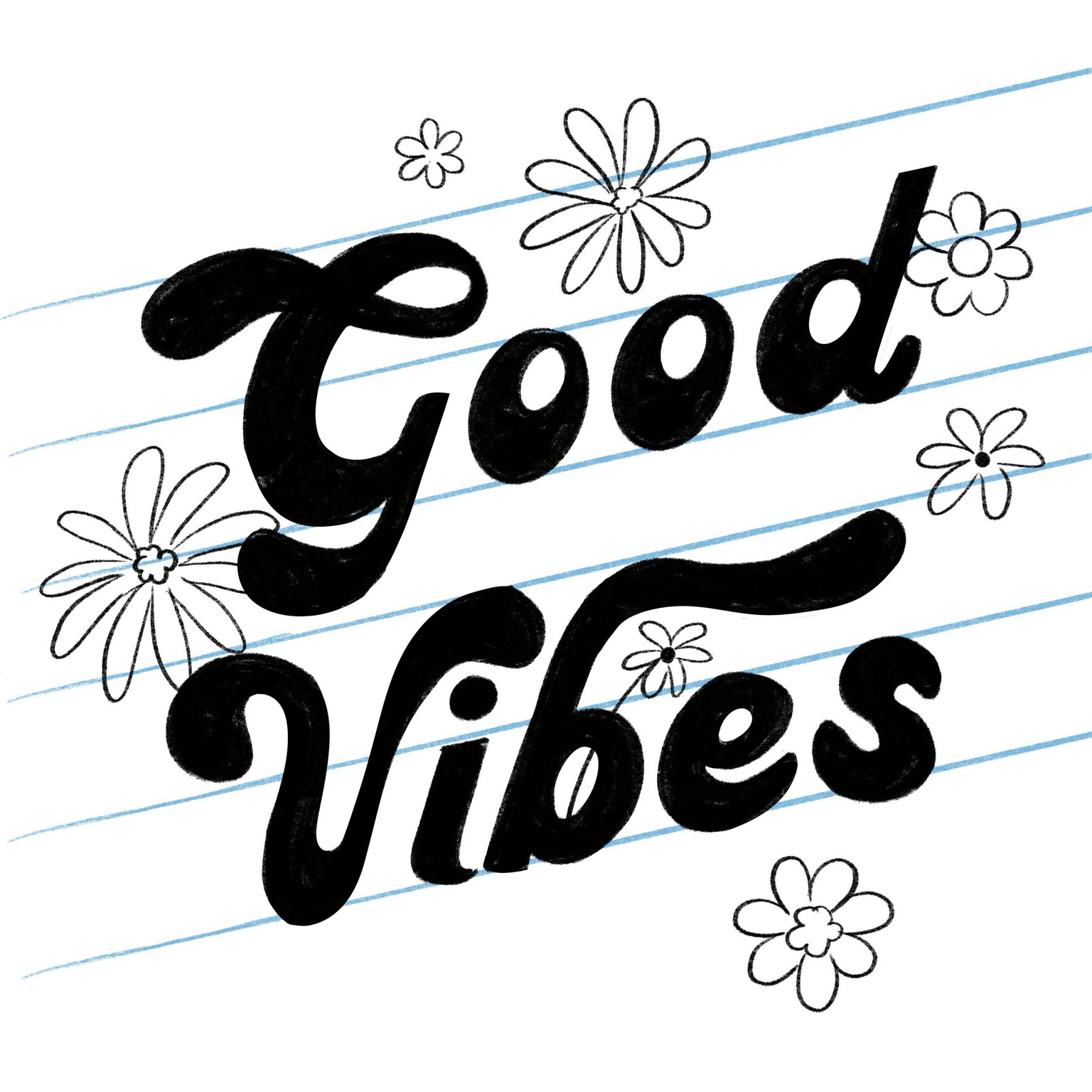 Retro Inspired Hand Lettering - image 3 - student project