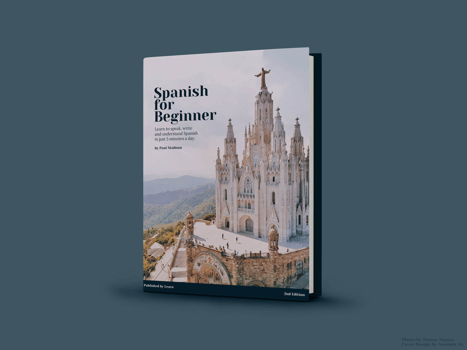 Spanish for Beginners Book Cover Designs - image 2 - student project