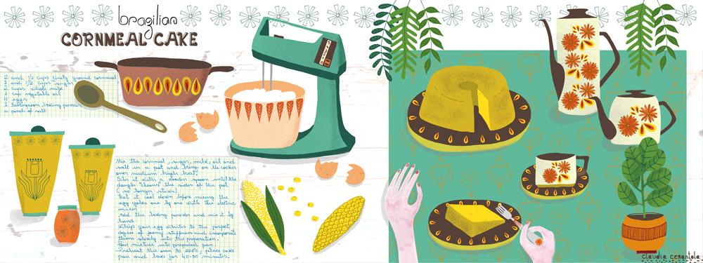 Brazilian Cornmeal Cake - image 4 - student project