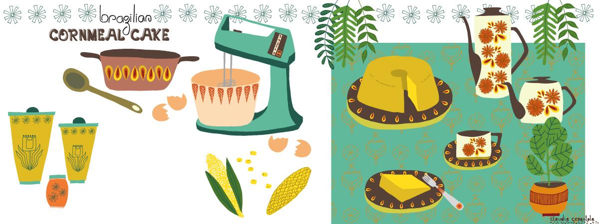 Brazilian Cornmeal Cake - image 3 - student project