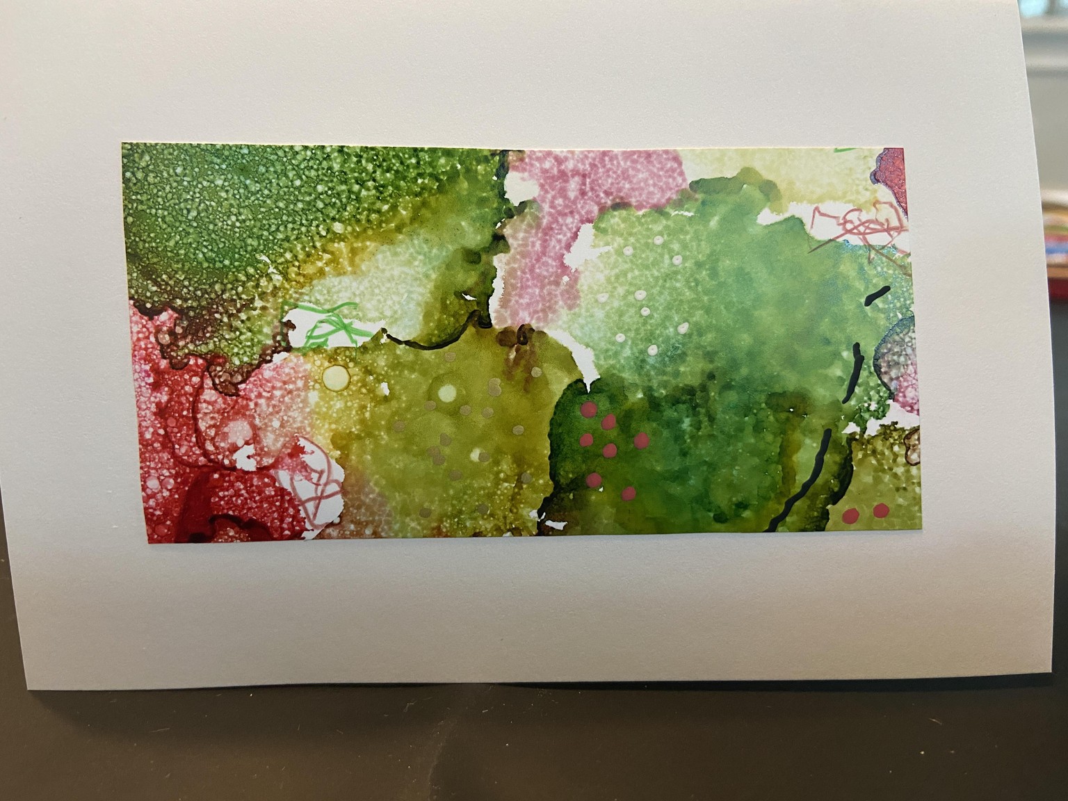 Alcohol Inks Abstracts - image 6 - student project