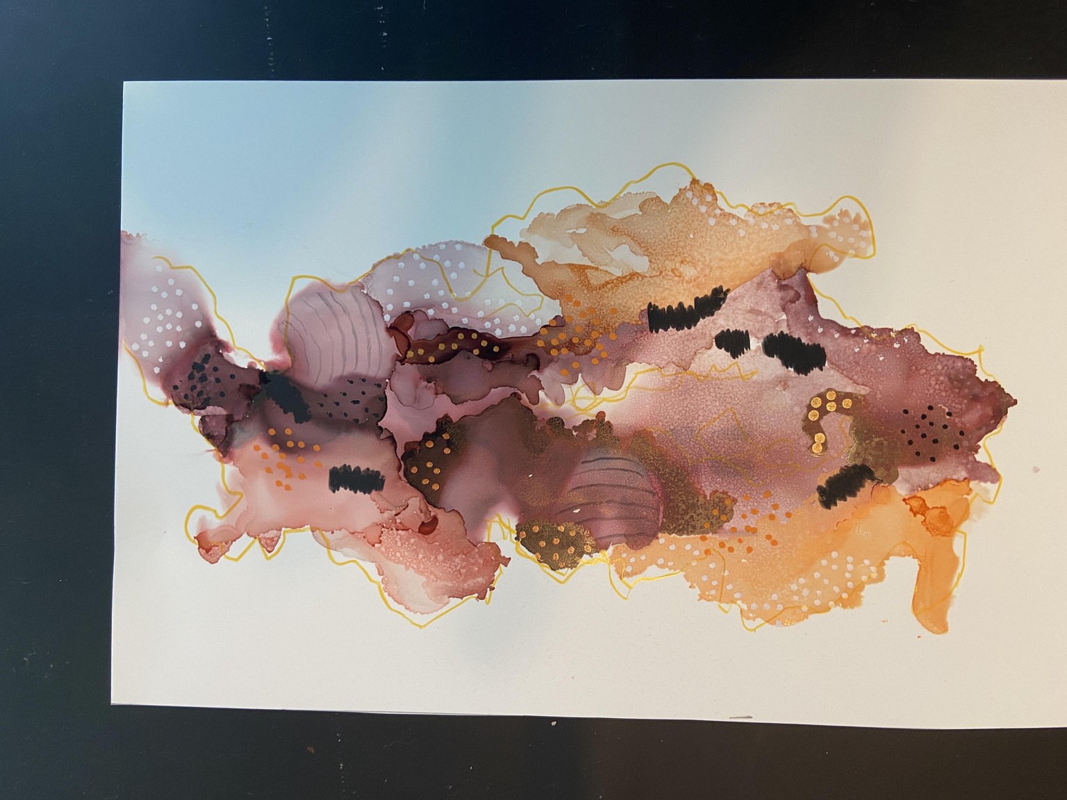 Alcohol Inks Abstracts - image 3 - student project