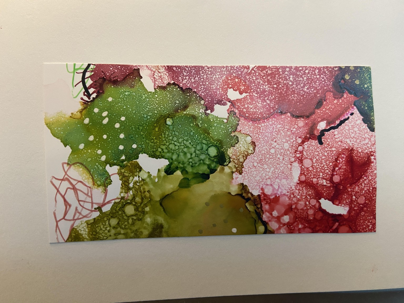 Alcohol Inks Abstracts - image 7 - student project