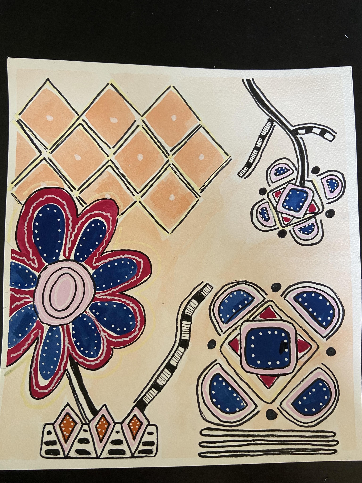 New pieces added to Modern Acrylic Gouache project - image 1 - student project