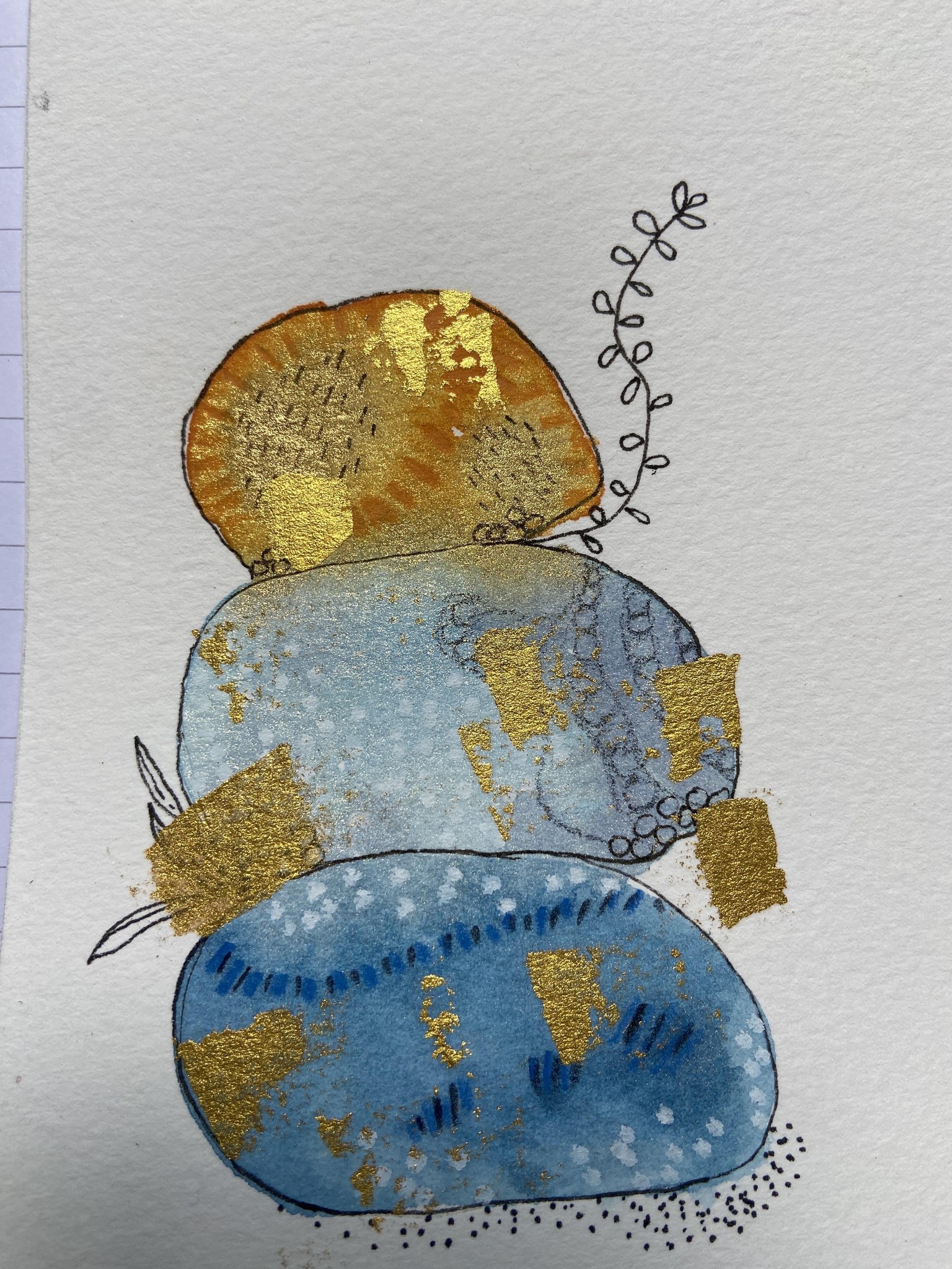 Watercolor Rolling Stones - image 5 - student project