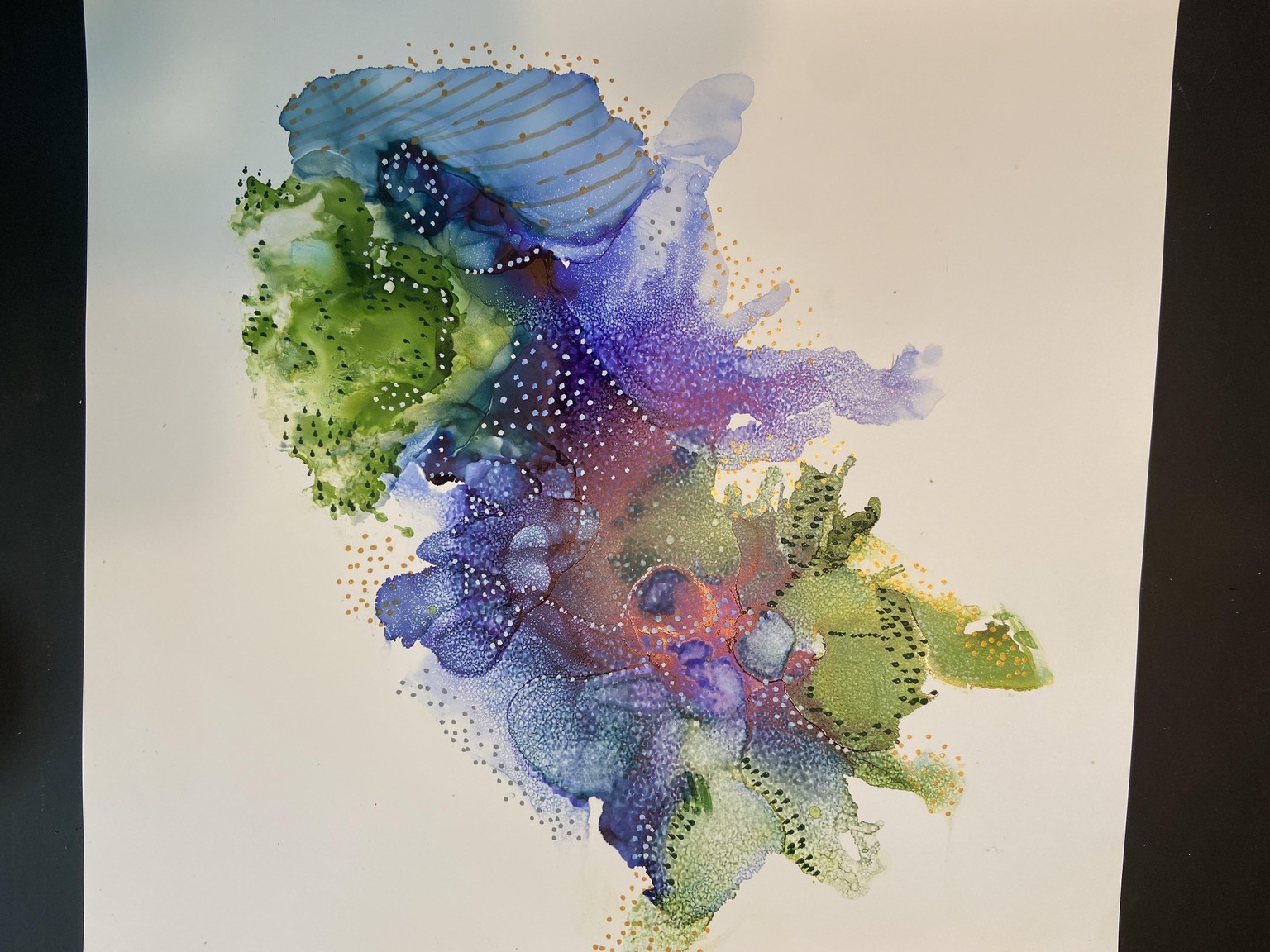 Alcohol Inks Abstracts - image 5 - student project