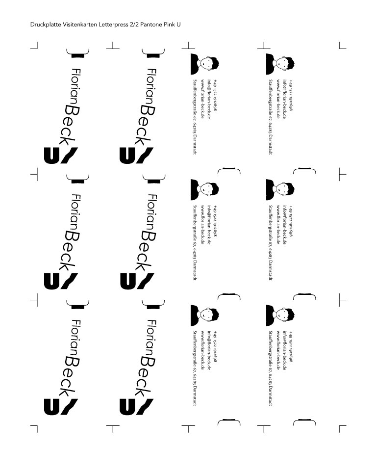 Business Card UX Designer - image 3 - student project