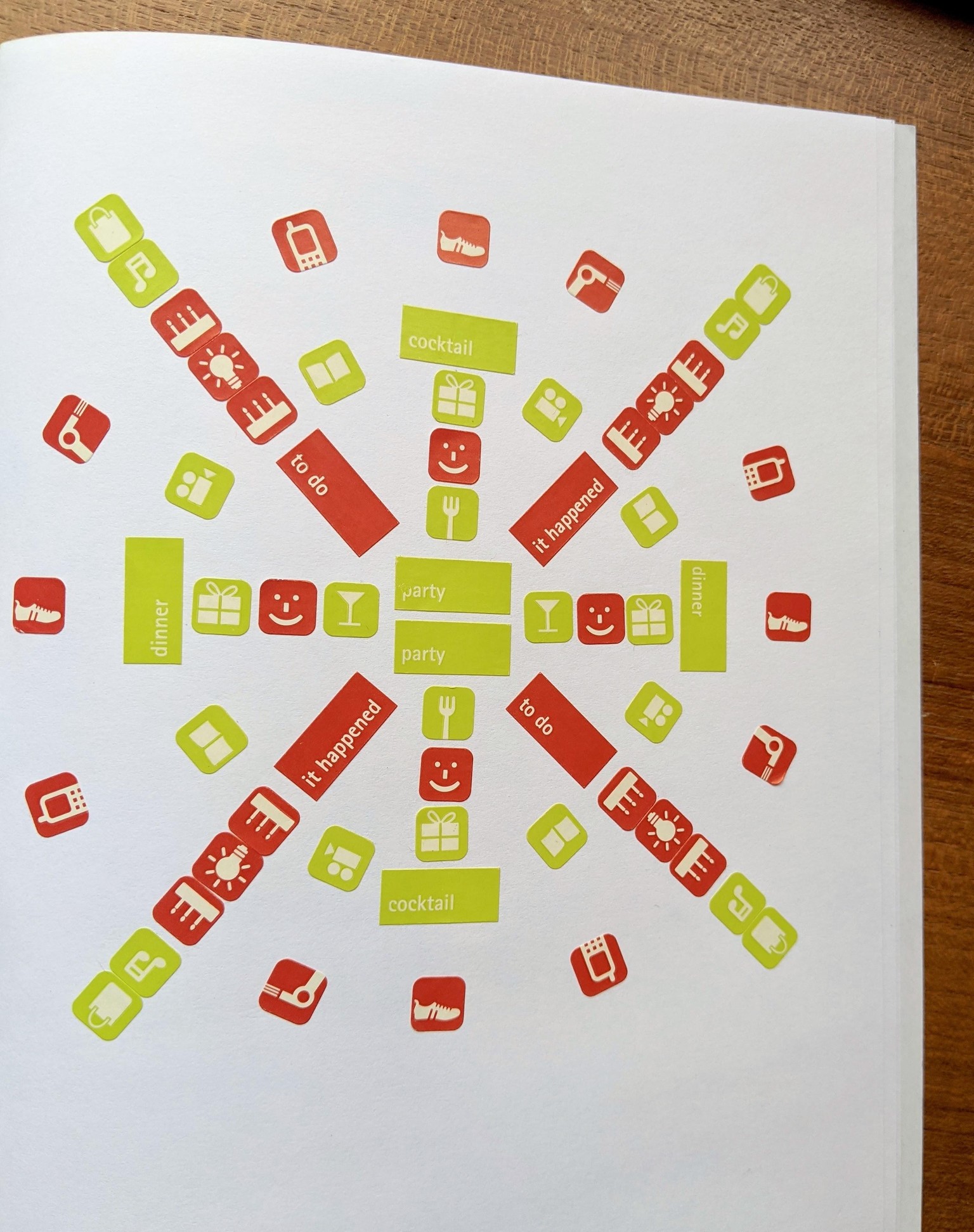 Raindrop mandala, planner sticker mandala - image 2 - student project