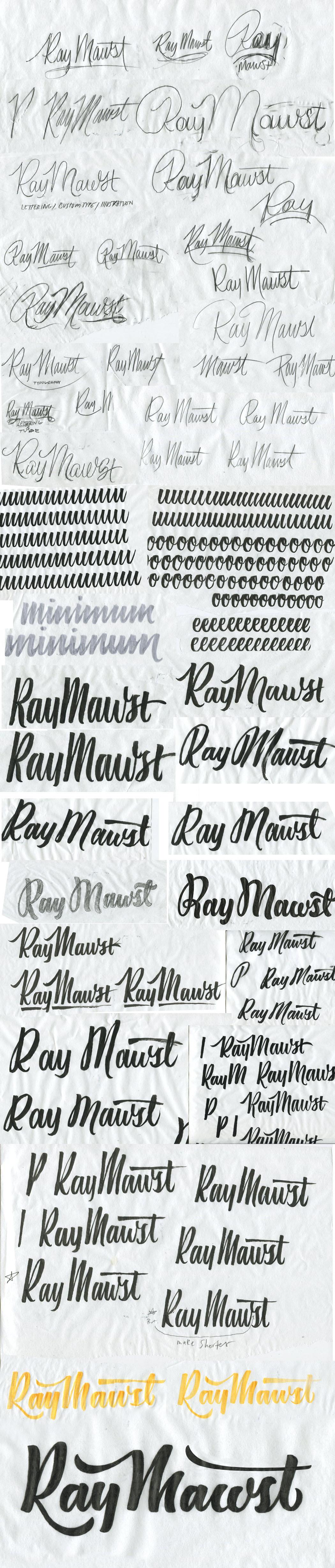 Ray Mawst - Lettering and Illustration - image 5 - student project