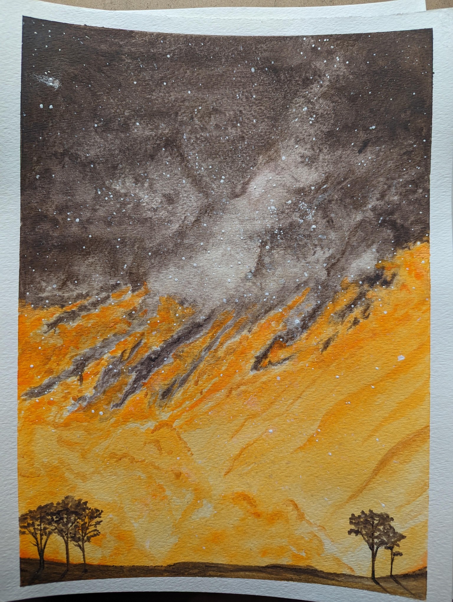 Watercolor skies - image 2 - student project