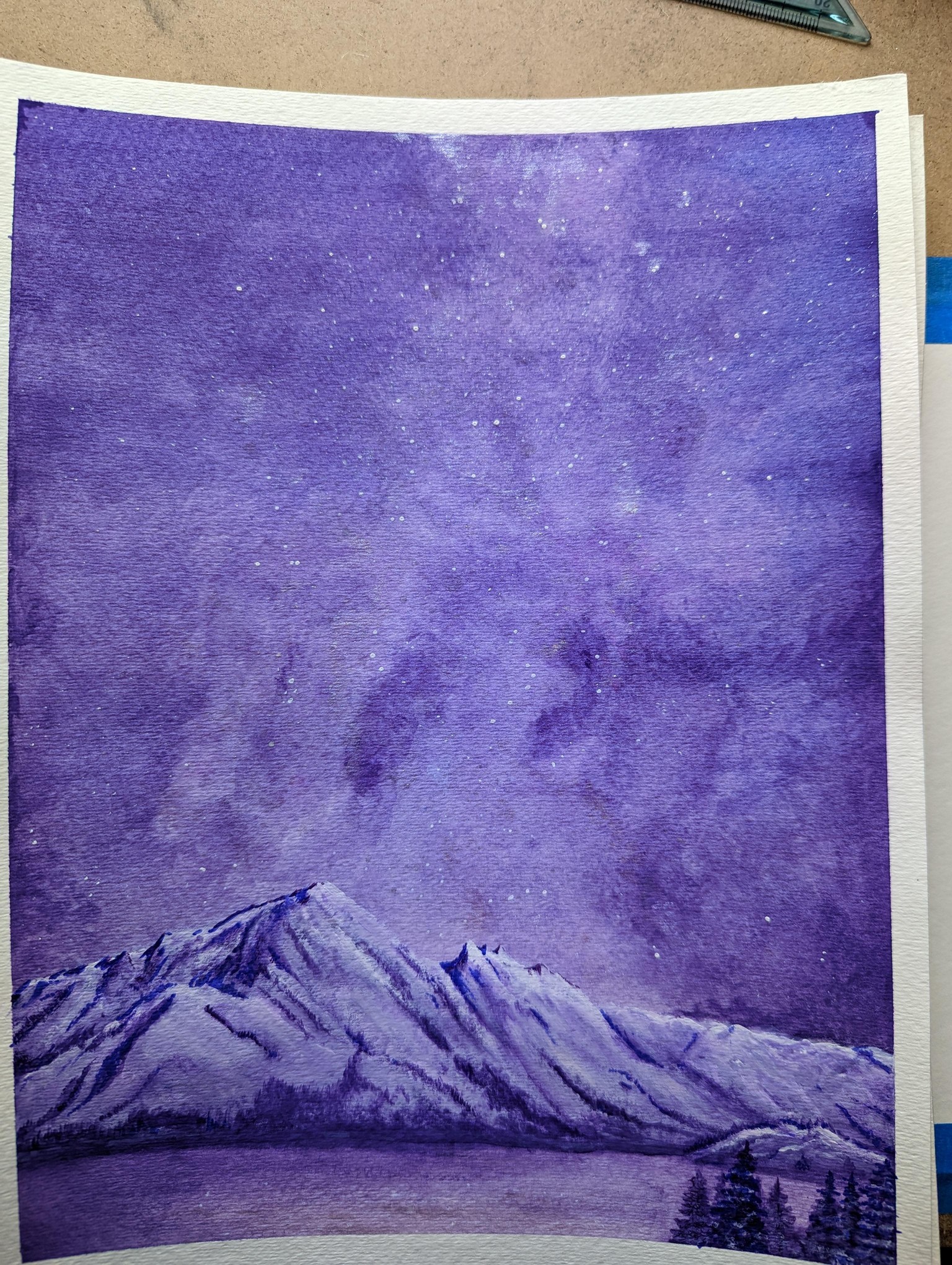 Watercolor skies - image 1 - student project