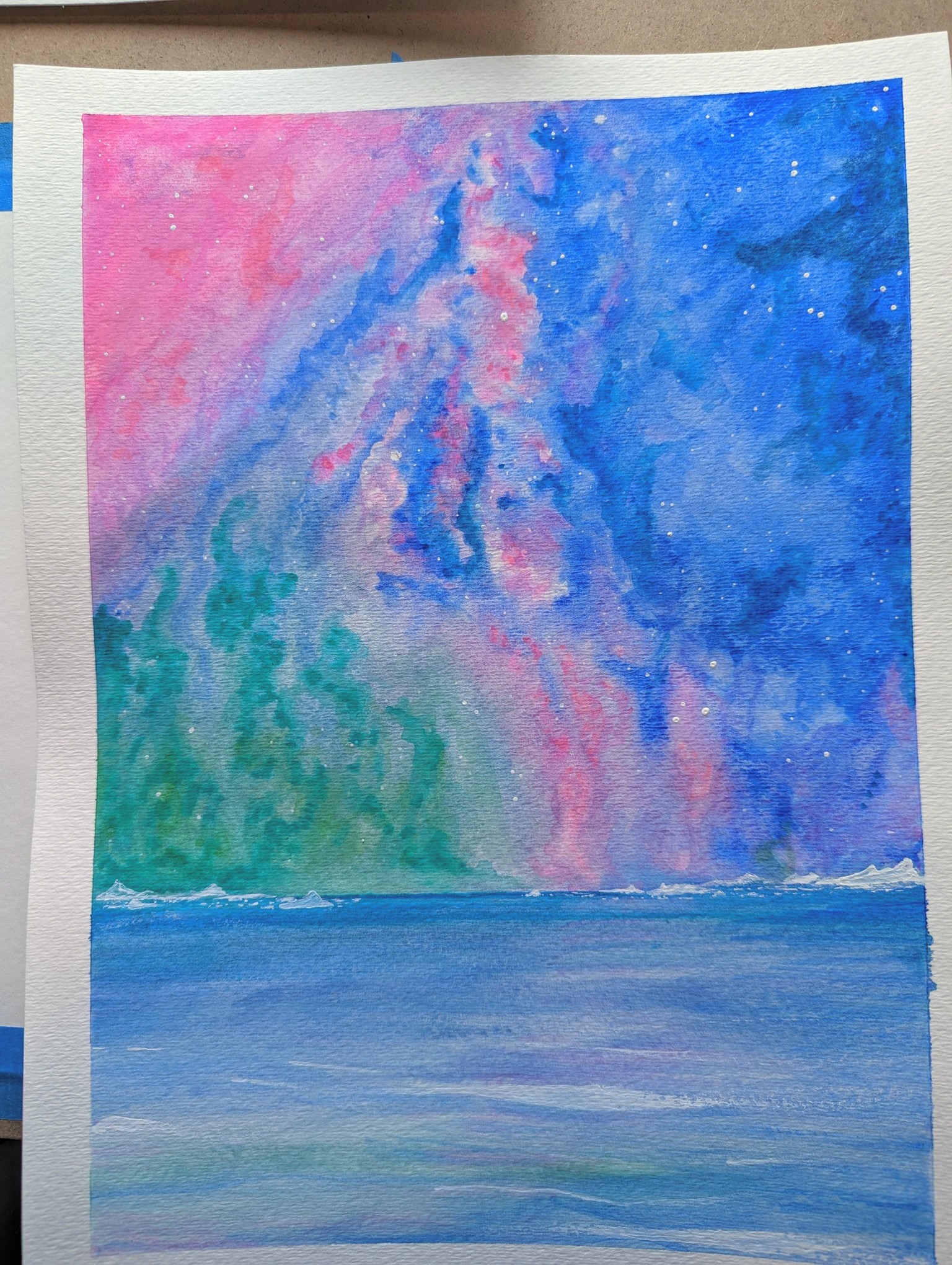 Watercolor skies - image 3 - student project