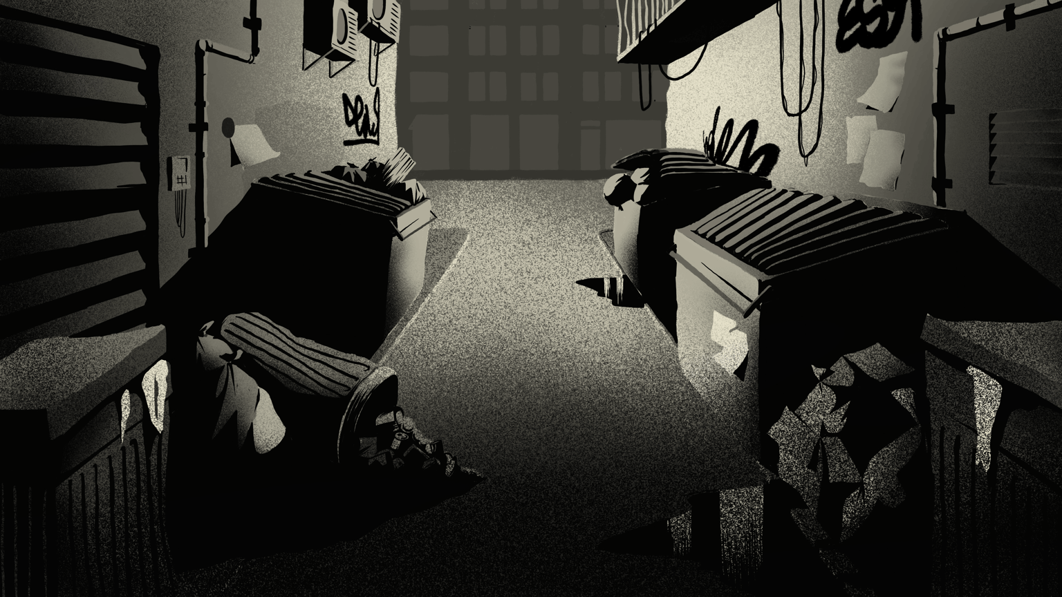Alley background - image 3 - student project