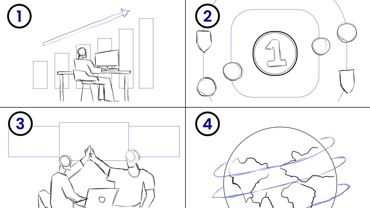 Storyboarding for an explainer video - image 1 - student project