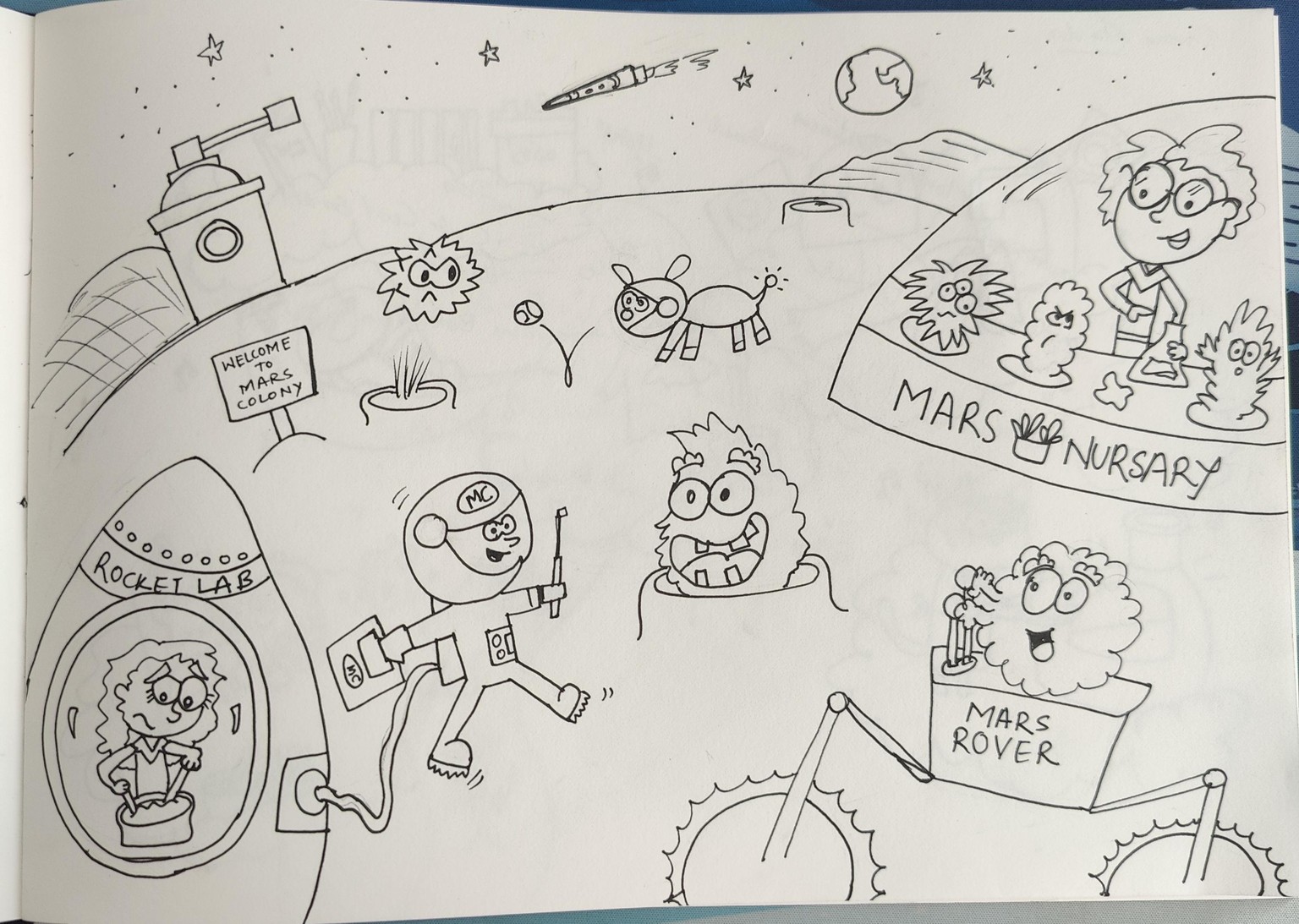 Cartoon Doodles Design - image 15 - student project