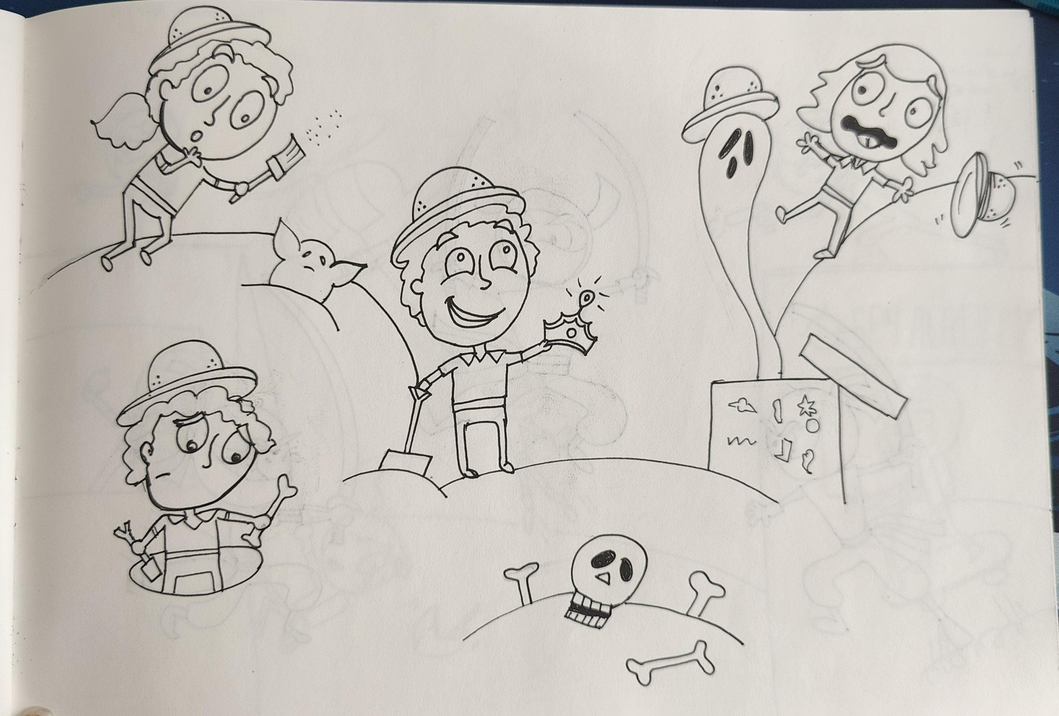 Cartoon Doodles Design - image 8 - student project