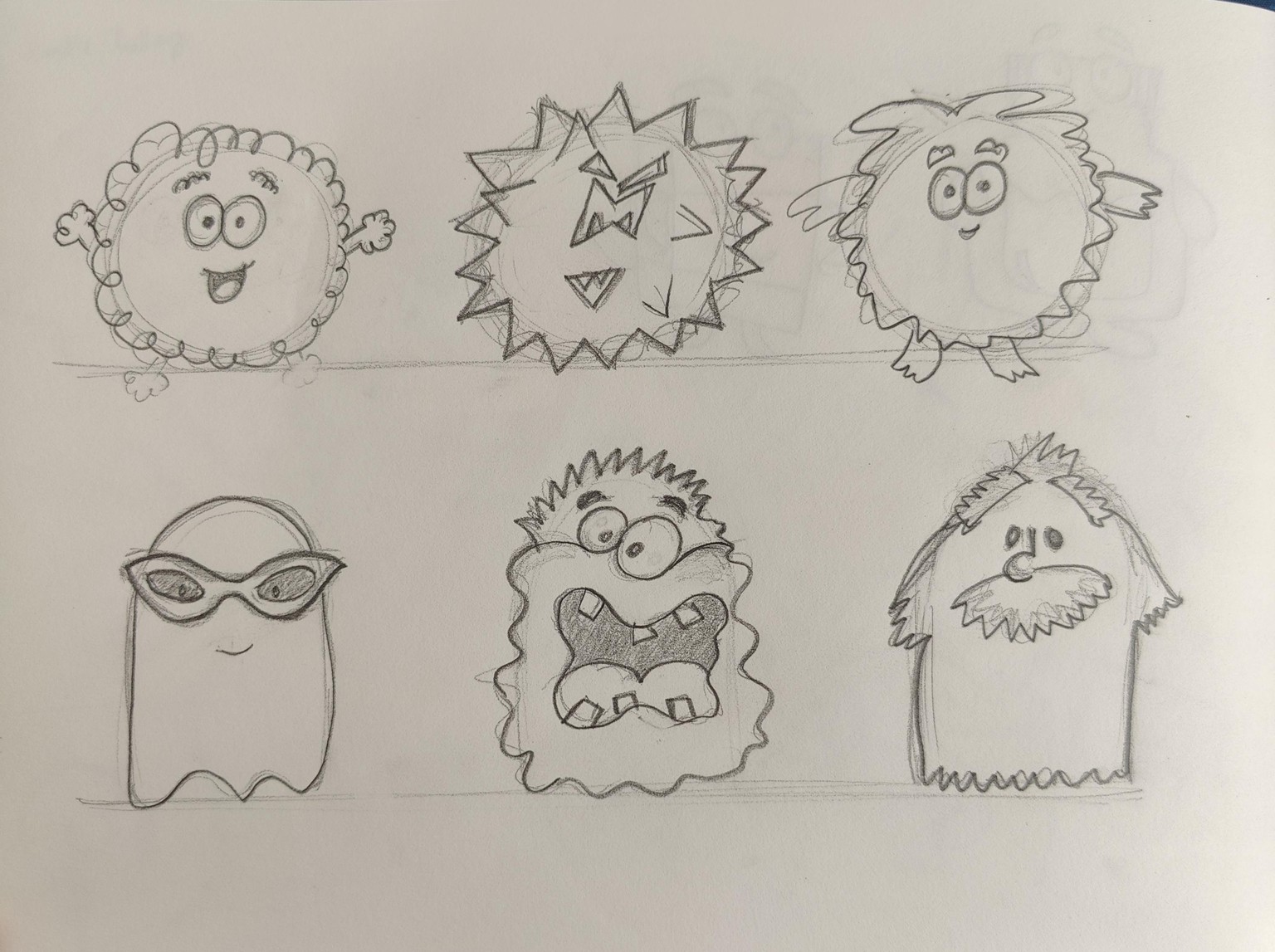 Cartoon Doodles Design - image 13 - student project