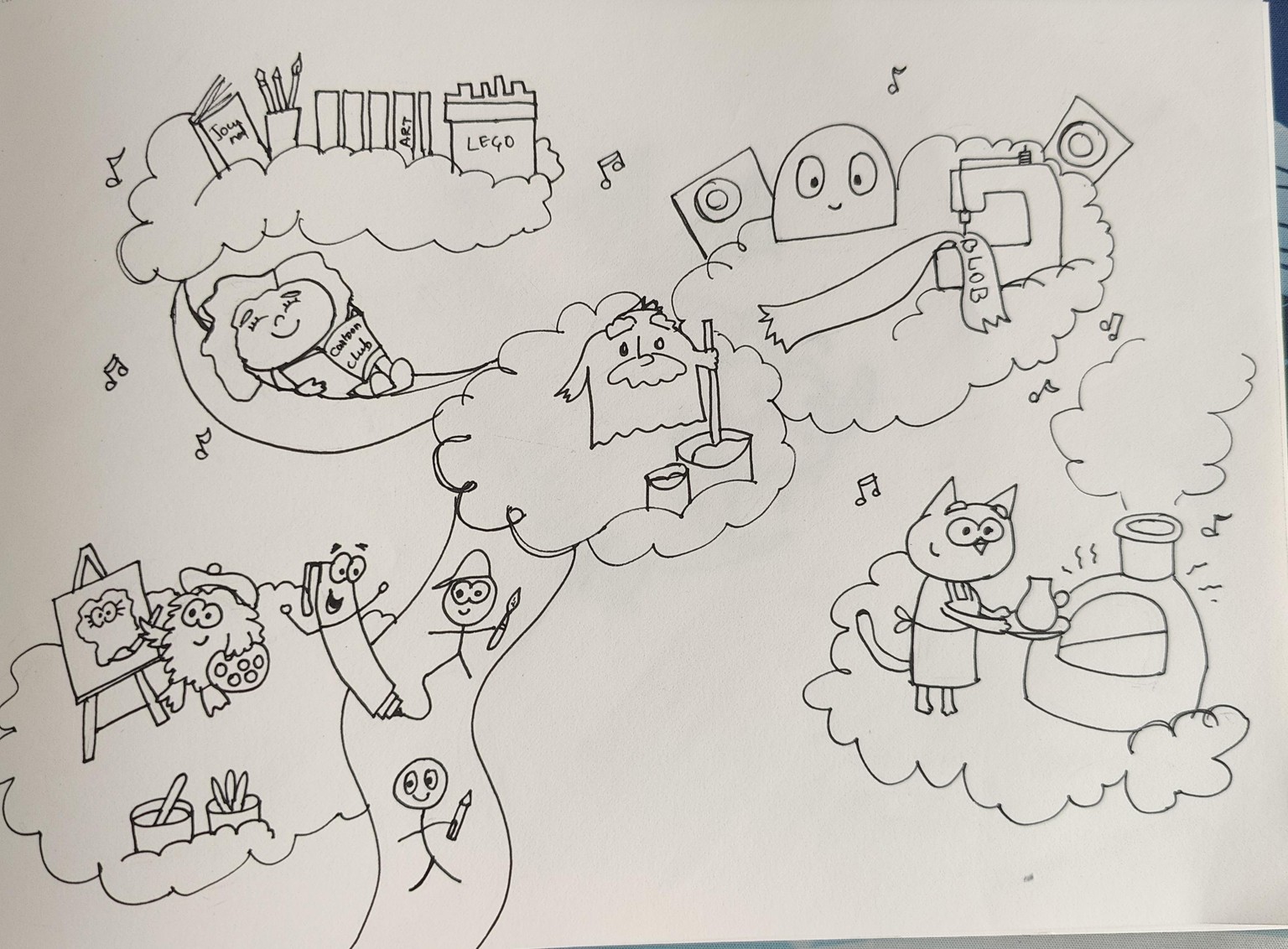 Cartoon Doodles Design - image 16 - student project