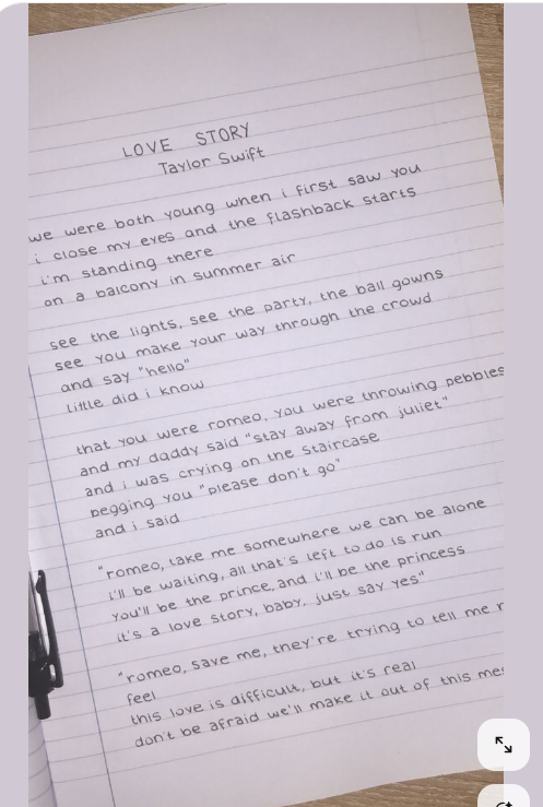 My Unique Handwriting - image 2 - student project