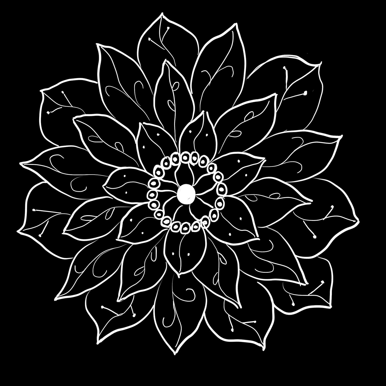 Botanical Mandala - image 1 - student project
