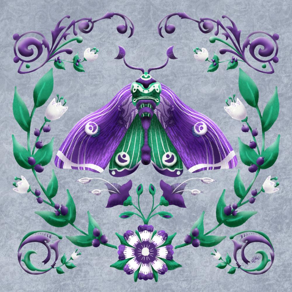 Moth Filagree - image 2 - student project