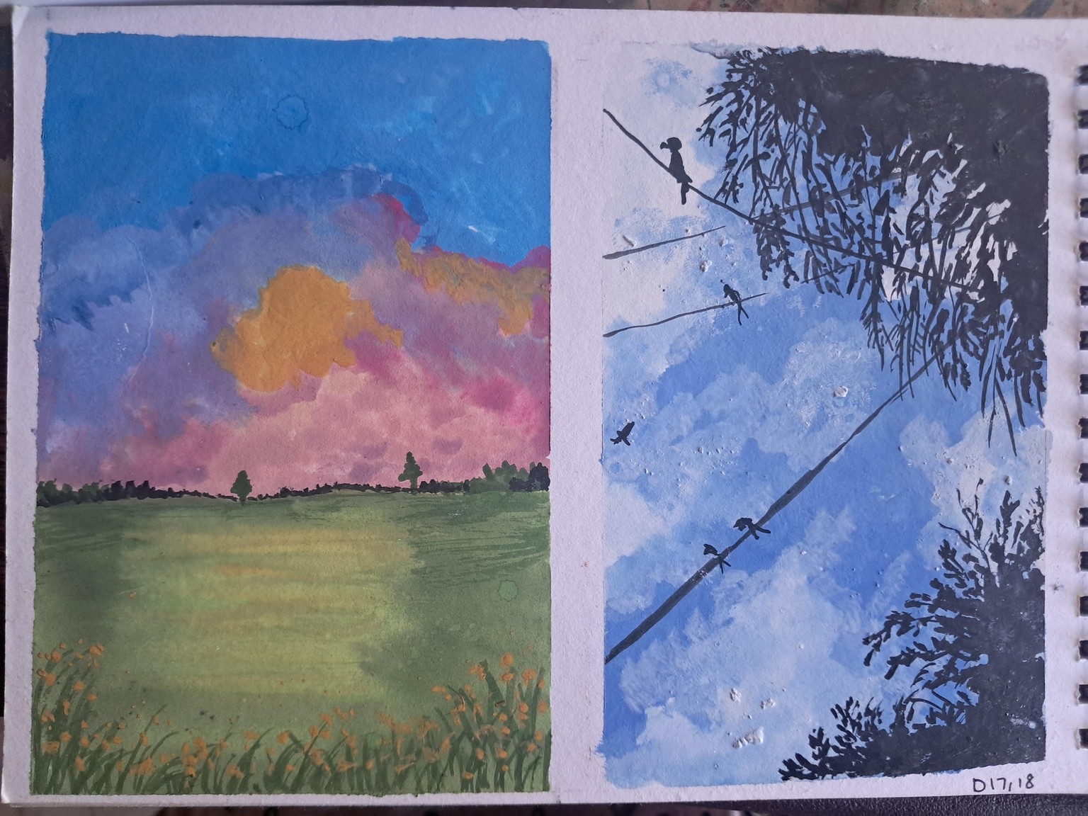 30 days challenge Gouache - image 13 - student project