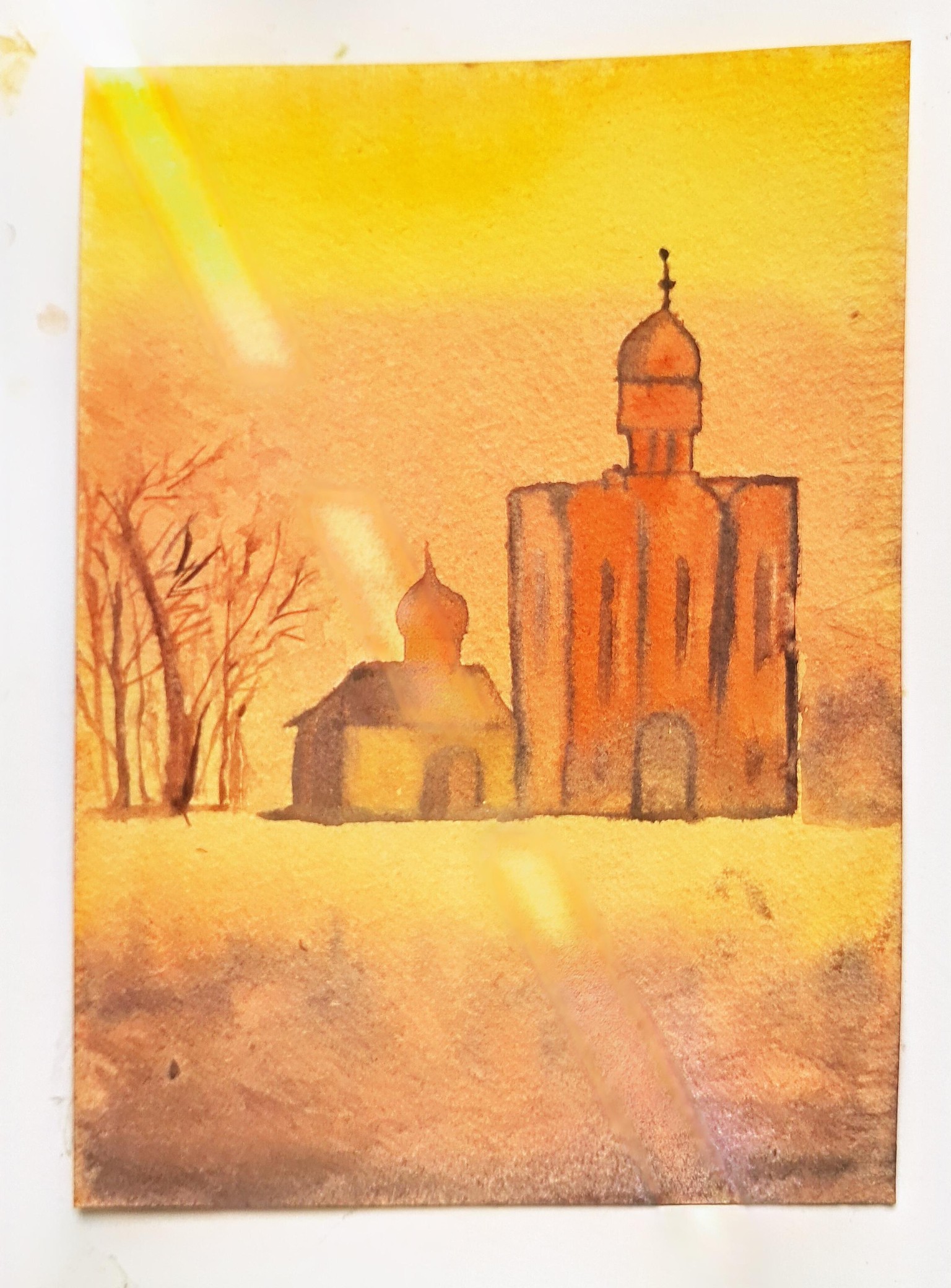 Fog in  watercolours - image 2 - student project