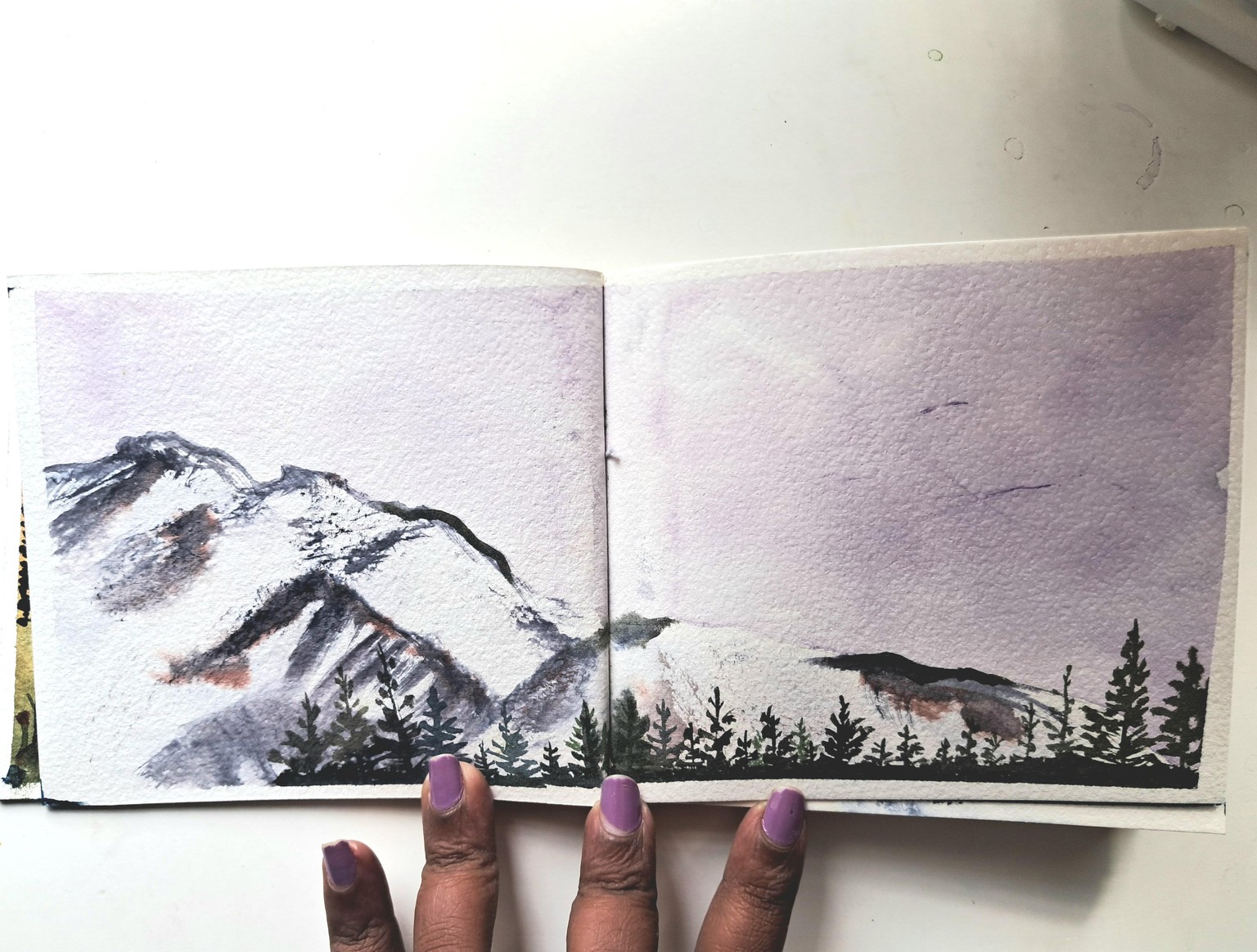 Sketchbook practice watercolour - image 5 - student project