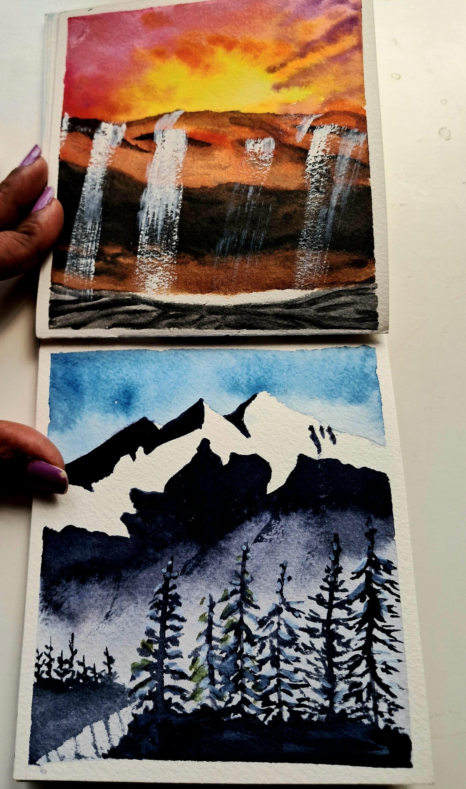 Sketchbook practice watercolour - image 10 - student project