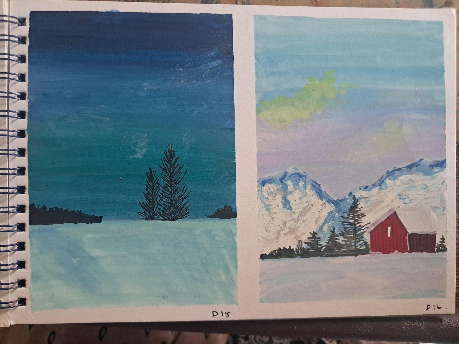30 days challenge Gouache - image 12 - student project