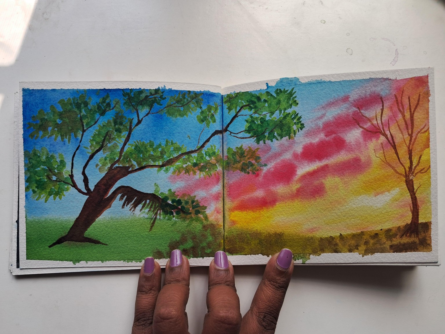 Sketchbook practice watercolour - image 11 - student project