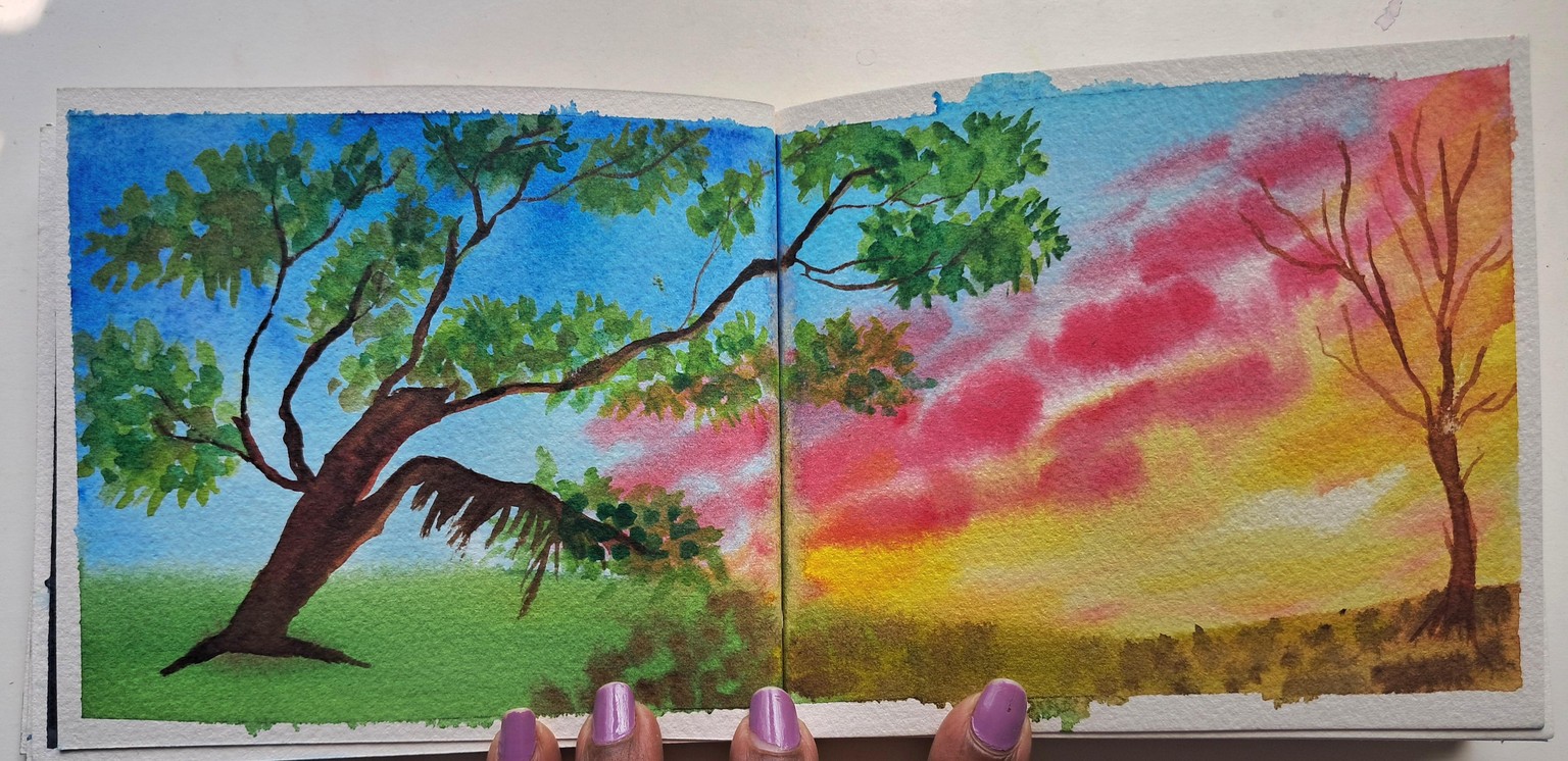Sketchbook practice watercolour - image 14 - student project